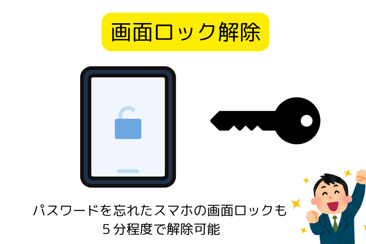 Dr.Fone(ドクターフォン)機能(画面ロック解除)